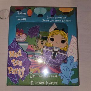 Limited Release Alice in Wonderland slider pin.